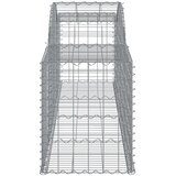  Lučne gabionske košare 15 kom 300x50x60/80 cm pocinčano željezo | shoptok.hr