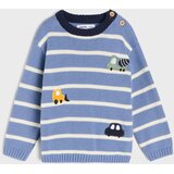 Sinsay Pamučni džemper s našivenim vozilima | shoptok.hr