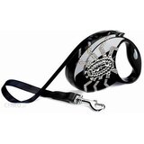 Flexi glam spider povodac za pse, m, crni Cene