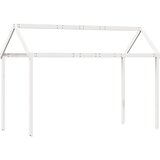 Krov za dječji krevet bijeli 207x95,5x159 cm masivna borovina | shoptok.hr