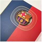 Barcelona Bilježnica A5 FC s 3D grbom, 120 stranica Slike