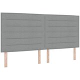  s opruga kutije Svjetlosiva 200 x 200 cm tkanina | shoptok.hr