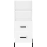  Visoka komoda bijeli 34,5x34x180 cm od konstruiranog drva | shoptok.hr