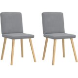 Maison Chic Jedilni stoli - Vzorci stoli 2 kosa svetlo sivo blago A472, (22032031) Cene