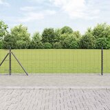 Euro Ograđivanje s Betonskom Bazom 25 x 0,6 m Siva Mreža | shoptok.hr
