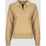 OLAF KNITTED POLO Bež Cijene