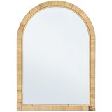 BIZZOTTO Stensko ogledalo z okvirjem iz ratana 50x70 cm Hakima – Cene