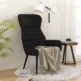  Stolica za opuštanje od tkanine crna | shoptok.hr