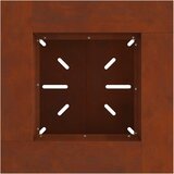  Kamin Smeđa 60 x 60 x 50 cm Čelik otporan na vremenske uvjete | shoptok.hr