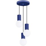 Nice Lamps Tamno plava viseća svjetiljka sa staklenim sjenilom ø 25 cm Orbital – Cijene