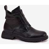 Boto Insulated Women's Boots with Zipper and Decorative Detail Black Roselle | shoptok.hr
