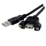 StarTech.com USBPNLAFAM3 USB kabel 0,9 m USB 2.0 USB A Crno | Shoptok.si