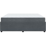  Krevetna konstrukcija Tamno siva 180 x 200 cm tkanina | shoptok.hr