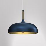  Luster na sajli LINCOLN 1xE27/60W/230V prečnika 35 cm u plavoj boji | Eponuda.com