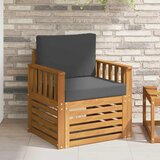  Set vanjskih sofa Čvrsto drvo akacije i poliester | shoptok.hr