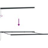  Retraktilna tenda Rumena in oranžna 500 ×300 cm - - Rumena - 60.22 - 500 ×300 cm - | Shoptok.si