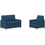  Set sofe 2 kom. Plava Tkanina | shoptok.hr