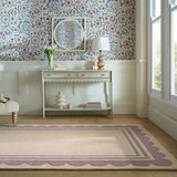 Flair Rugs Ljubičasti/u prirodnoj boji ručno rađen vunen tepih 160x230 cm Lois Scallop – | shoptok.hr