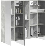 Kupaonski ormar s ogledalom Betonski sivi 70 x 14,5 x 70 cm | shoptok.hr