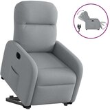 Maison Chic Električni naslanjač - Relax naslanjač s funkcijo vstajanja svetlo siv, (22061926) | Shoptok.si