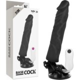BaseCock REALISTIČNI VIBRATOR DALJINSKI UPRAVLJALNIK ČRN 21 CM NEGRO TALLA 1, (21264194) Cene
