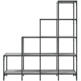  Regal za knjige siva boja hrasta 122x30x132 cm od drva i metala | Eponuda.ba