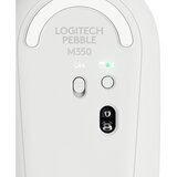 Logitech M350 Pebble, optical 1000dpi beli wireless bežični miš | ePonuda.com