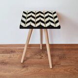Hanah home klub sto Shp267, 35x42x35 cm, Crni | ePonuda.com