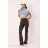 TRENDYOLMILLA Ženski donji deo trenerke Thmss25Ea00003, Smeđi | Eponuda.com