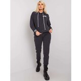 Fashion Hunters Black knit set with hood from Blake | shoptok.hr