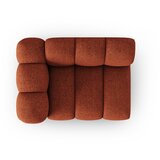 Micadoni opečnato oranžen modul za sedežno garnituro (levi kot) lupine – home | Shoptok.si