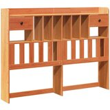 vidaXL Uzglavlje sa spremištem voštano smeđe 140cm od masivne borovine | shoptok.hr