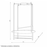 solea 29 visilica 30W 3000/4000/6000K bela  solea 29 visilica 30W 3000/4000/6000K bela Slike