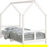  Za dječji krevet bijeli 80 x 160 cm od masivne borovine | shoptok.hr
