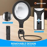 LIGHTSWIM povečevalno steklo z LED-lučjo 5x/10x in vratnim nosilcem | Shoptok.si