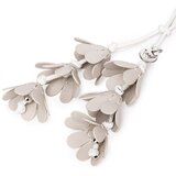 Vuch Privjesak za torbu Flowa Beige, cvjetni motiv, 19 x 7 cm | shoptok.hr