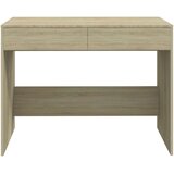 vidaXL Pisalna miza sonoma hrast 101x50x76,5 cm iverna plošča | Shoptok.si