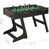 vidaXL Sklopivi stolni nogomet 121 x 61 x 80 cm crni | shoptok.hr