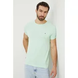 Tommy Hilfiger Kratka majica moška, zelena barva, MW0MW10800