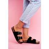 EVENTO PE1 Women's Slides On Corck Black Si Senor | Shoptok.si