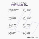 INTOYOU App Series Bimby Bitting & Tapping Vibrator with Remote & App Pink | shoptok.hr