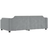  Dnevni krevet na razvlačenje svjetlosivi 90 x 200 cm od tkanine | shoptok.hr