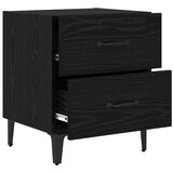 Ormarić za krevet s ladicama 2 pcs Crni hrast 40 x 35 x 47,5 cm | shoptok.hr