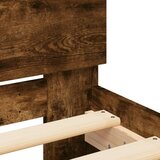  Okvir kreveta s uzglavljem boja hrasta 120x200 cm | shoptok.hr