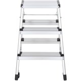 MID.YOU Zložljiva Lestev Solid Iv, Aluminij | Shoptok.si