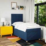  Krevet s oprugama i madracem plavi 80x200 cm od tkanine | shoptok.hr