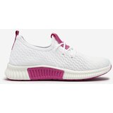 Resti White women's sports shoes with fuchsia inserts Kedeti - Footwear | shoptok.hr