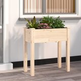 Maison Chic Cvetlično korito - Cvetlični Lonec s podlogo 71x37x76 cm trden les jelke, (21789787) | Shoptok.si