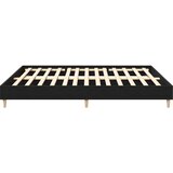  Krevetna konstrukcija Crni hrast 203 x 163 x 25 cm | shoptok.hr