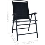  3-dijelni bistro set crni čelični | shoptok.hr